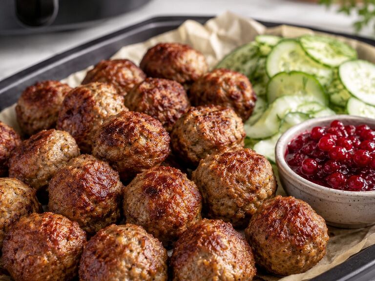 Köttbullar i airfryer